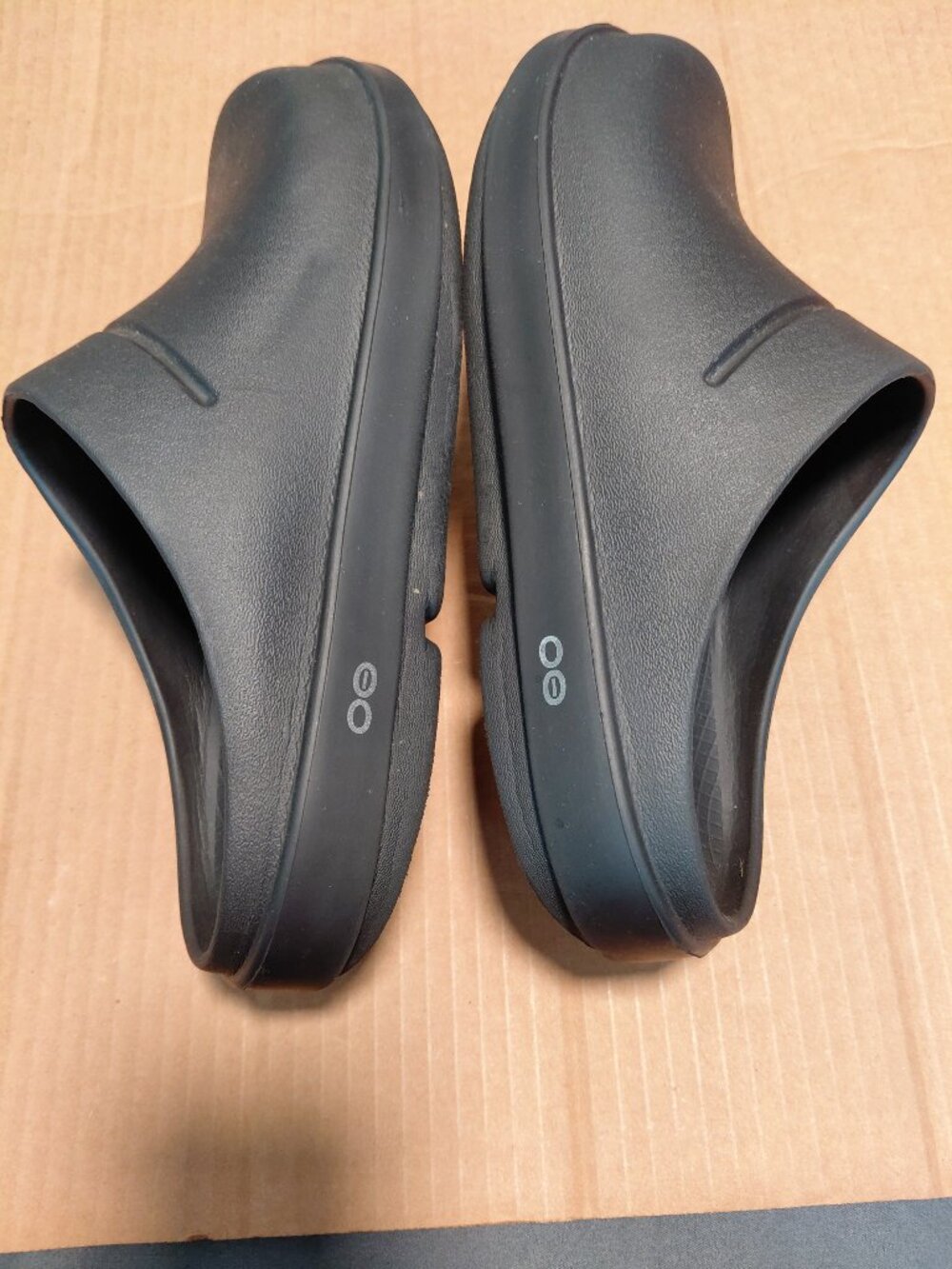 OOFOS OOcloog Men's Size 10 Black Recover Clog Comfort Slip Ons - Picture 7 of 10